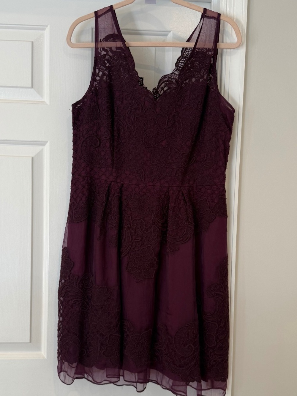 Yoana Baraschi BHLDN Silk Organza Lace Dress
